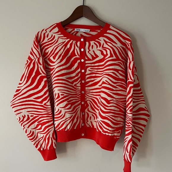 Zara Sweaters - zebra ZARA Cardigan